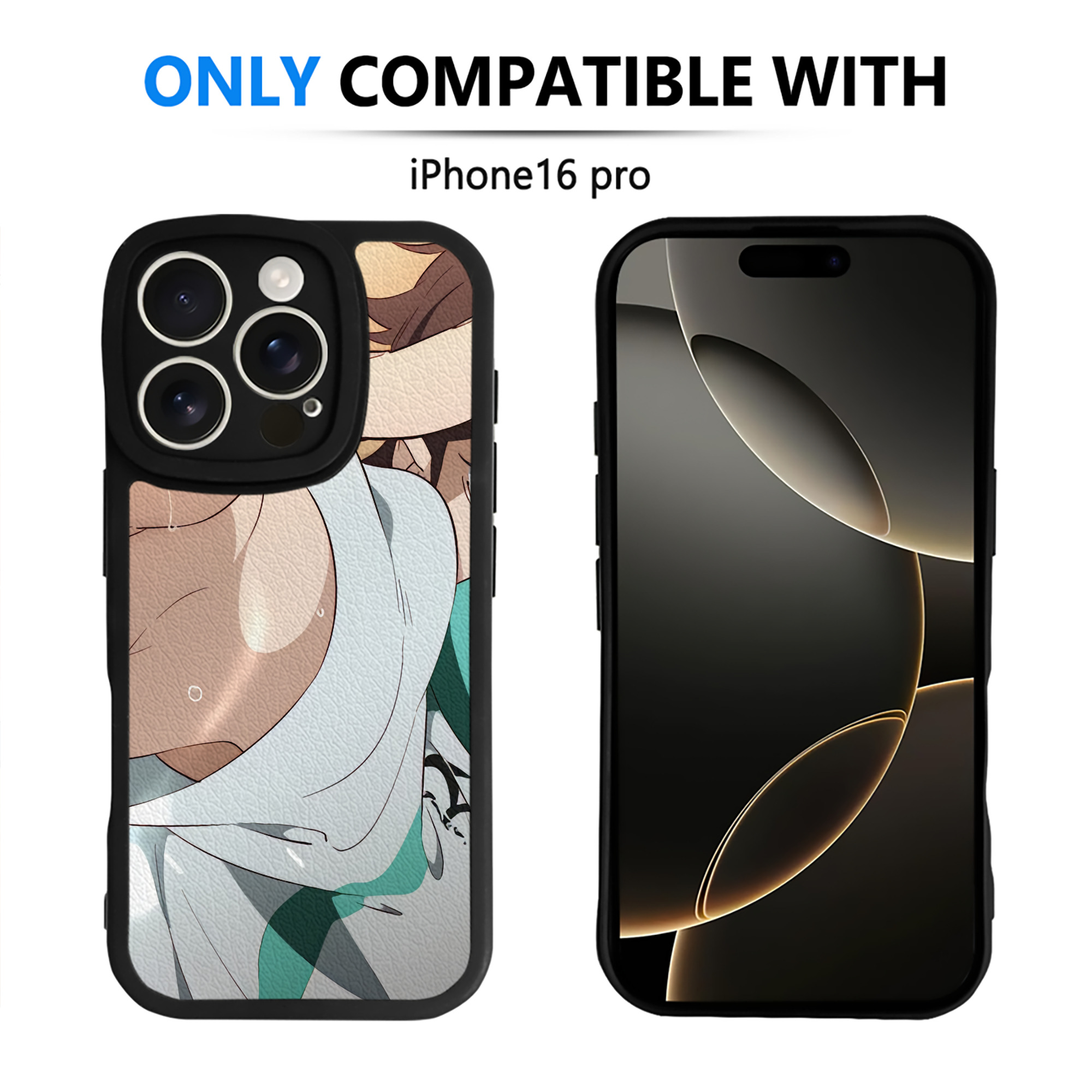 （画像用） ハイキュー!! Haikyu!! 【iPhone 16シリーズ対応】シリコンスマホケース（レザー調） 材質：シリコン